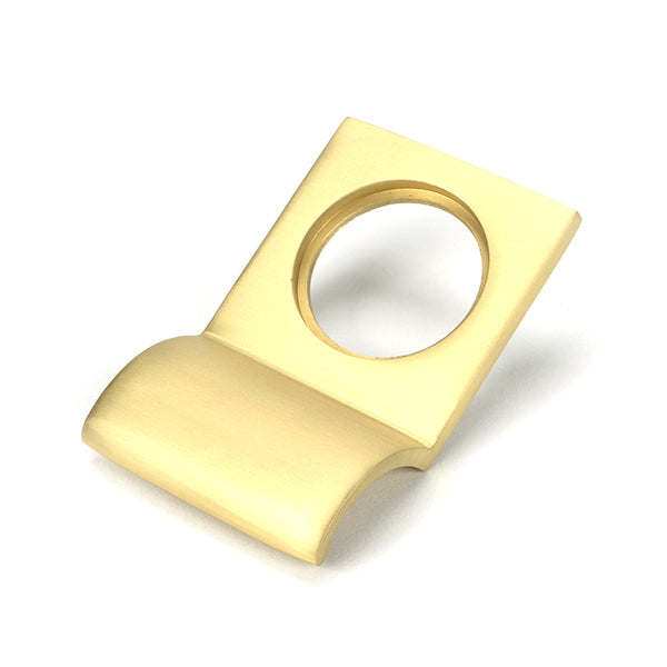 From The Anvil - Satin Brass Rim Cylinder Pull - Satin Brass  - 50900