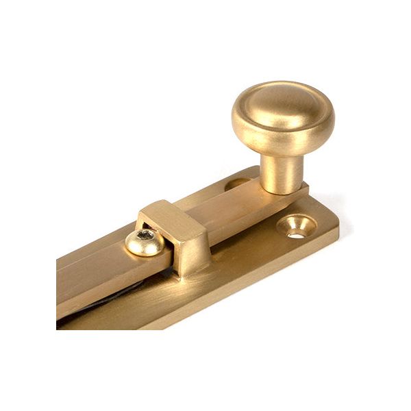 From The Anvil - Satin Brass 4" Universal Bolt - Satin Brass  - 50917