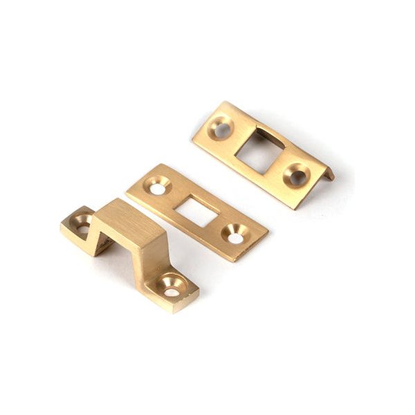 From The Anvil - Satin Brass Brompton Espag - LH - Satin Brass  - 50919