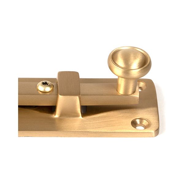 From The Anvil - Satin Brass 6" Universal Bolt - Satin Brass  - 50918