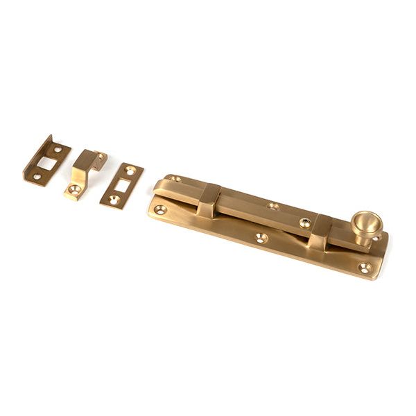 From The Anvil - Satin Brass 6" Universal Bolt - Satin Brass  - 50918