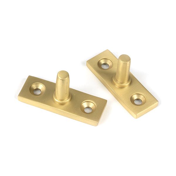 From The Anvil - Satin Brass 8" Brompton Stay - Satin Brass  - 50921