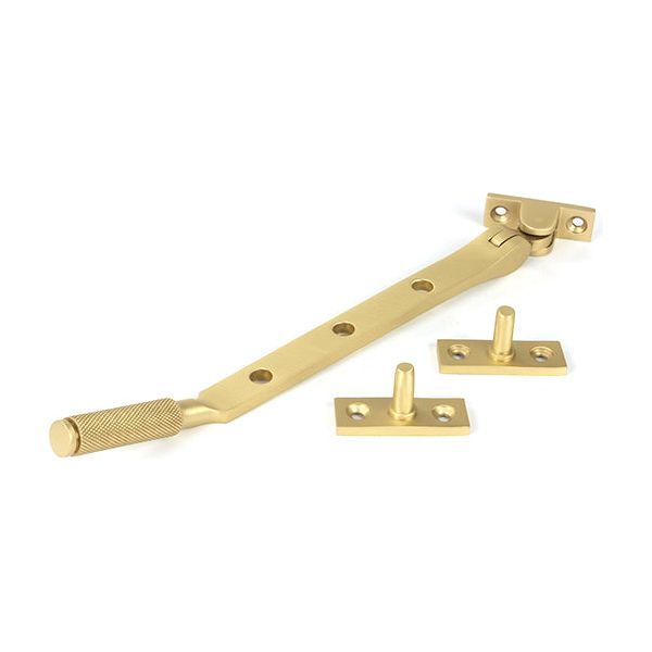 From The Anvil - Satin Brass 8" Brompton Stay - Satin Brass  - 50921