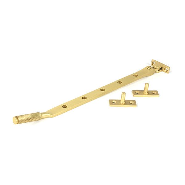 From The Anvil - Satin Brass 12" Brompton Stay - Satin Brass  - 50923