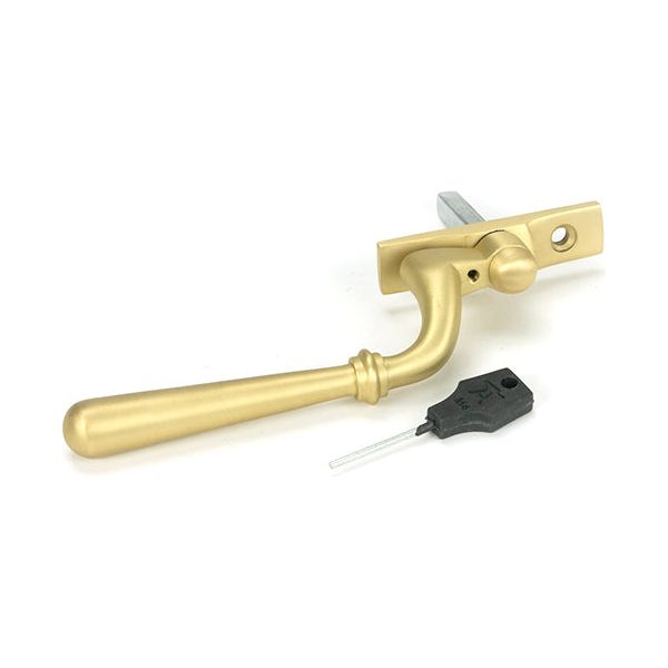 From The Anvil - Satin Brass Newbury Espag - RH - Satin Brass  - 50924