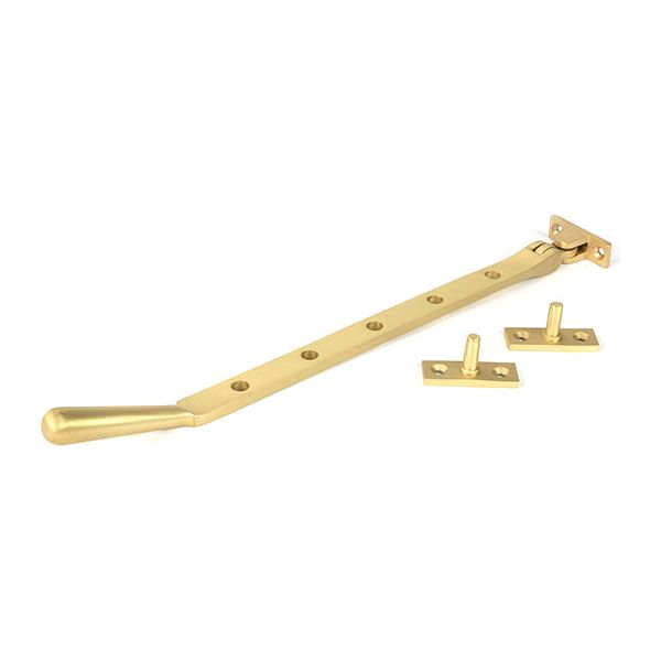 From The Anvil - Satin Brass 12" Newbury Stay - Satin Brass  - 50928