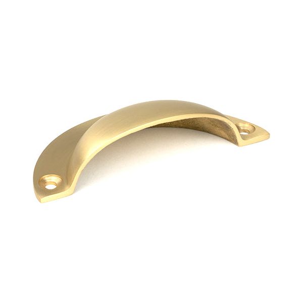 From The Anvil - Satin Brass Flush Handle - Satin Brass  - 50951