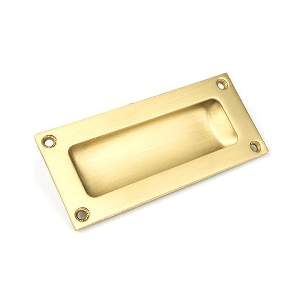 From The Anvil - Satin Brass Flush Handle - Satin Brass  - 50951