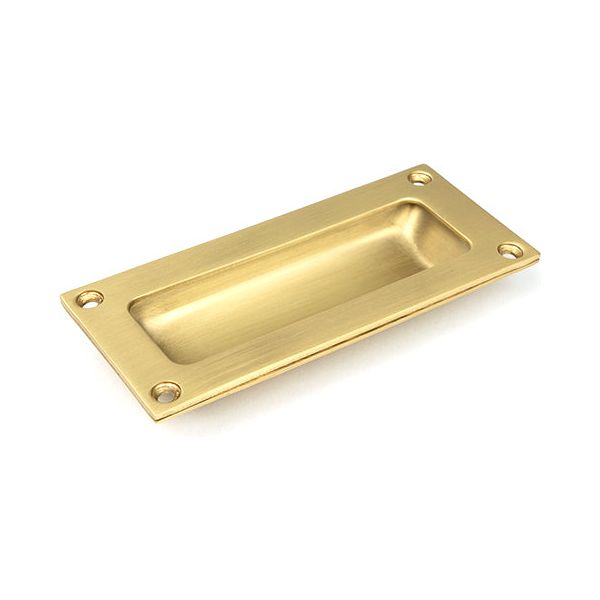 From The Anvil - Satin Brass Flush Handle - Satin Brass  - 50951