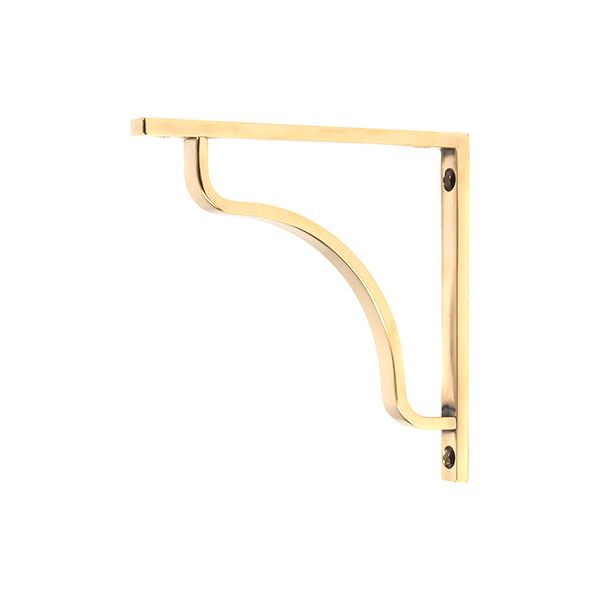 From The Anvil - Aged Brass Abingdon Shelf Bracket (150mm x 150mm) - Aged Brass  - 51086