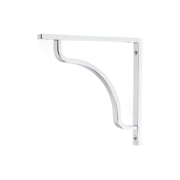 From The Anvil - Polished Chrome Abingdon Shelf Bracket (150mm x 150mm) - Polished Chrome  - 51089