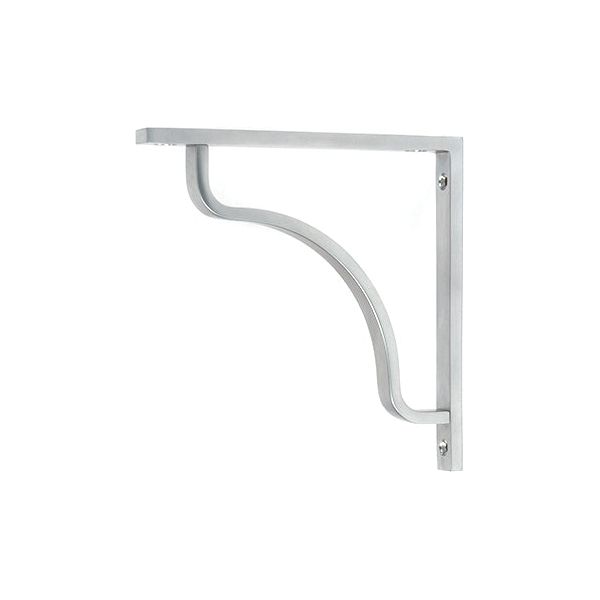 From The Anvil - Satin Chrome Abingdon Shelf Bracket (150mm x 150mm) - Satin Chrome  - 51090