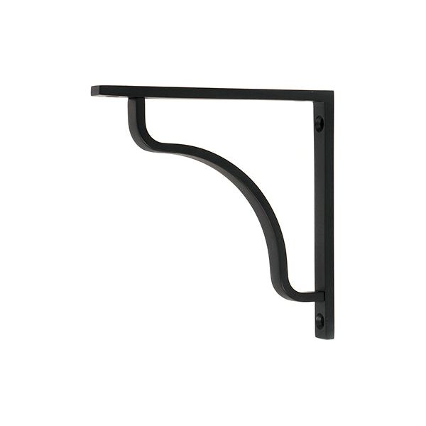 From The Anvil - Matt Black Abingdon Shelf Bracket (150mm x 150mm) - Matt Black  - 51094