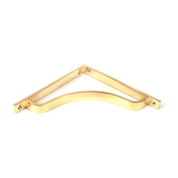 From The Anvil - Aged Brass Abingdon Shelf Bracket (200mm x 200mm) - Aged Brass  - 51096