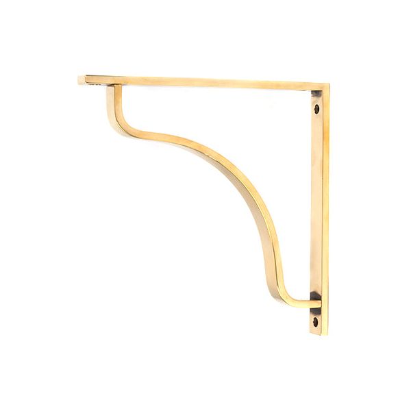 From The Anvil - Aged Brass Abingdon Shelf Bracket (200mm x 200mm) - Aged Brass  - 51096