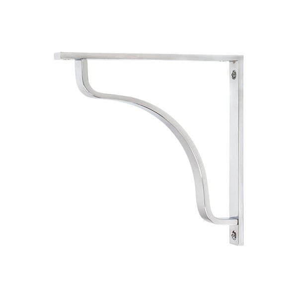 From The Anvil - Polished Chrome Abingdon Shelf Bracket (200mm x 200mm) - Polished Chrome  - 51099