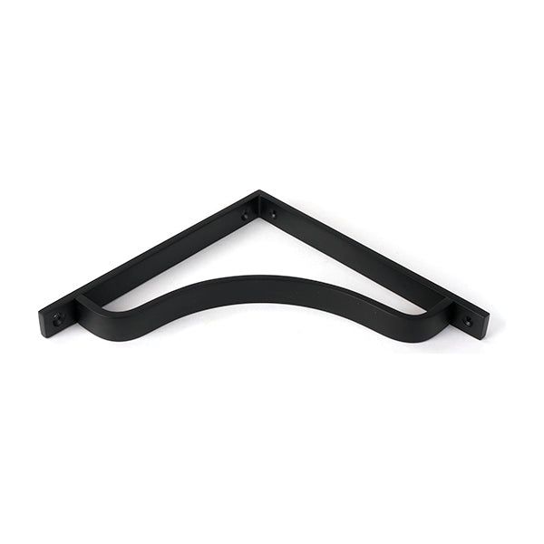 From The Anvil - Matt Black Abingdon Shelf Bracket (200mm x 200mm) - Matt Black  - 51104