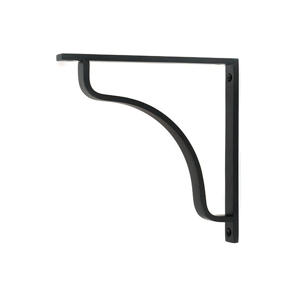 From The Anvil - Matt Black Abingdon Shelf Bracket (200mm x 200mm) - Matt Black  - 51104