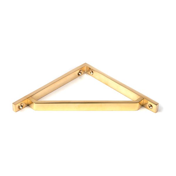 From The Anvil - Aged Brass Barton Shelf Bracket (150mm x 150mm) - Aged Brass  - 51106