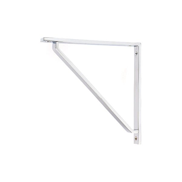 From The Anvil - Polished Chrome Barton Shelf Bracket (200mm x 200mm) - Polished Chrome  - 51119