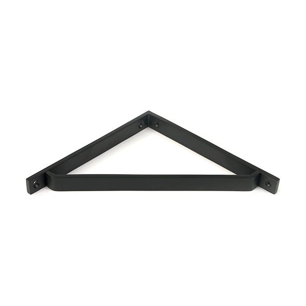 From The Anvil - Matt Black Barton Shelf Bracket (200mm x 200mm) - Matt Black  - 51124