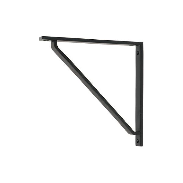 From The Anvil - Matt Black Barton Shelf Bracket (200mm x 200mm) - Matt Black  - 51124