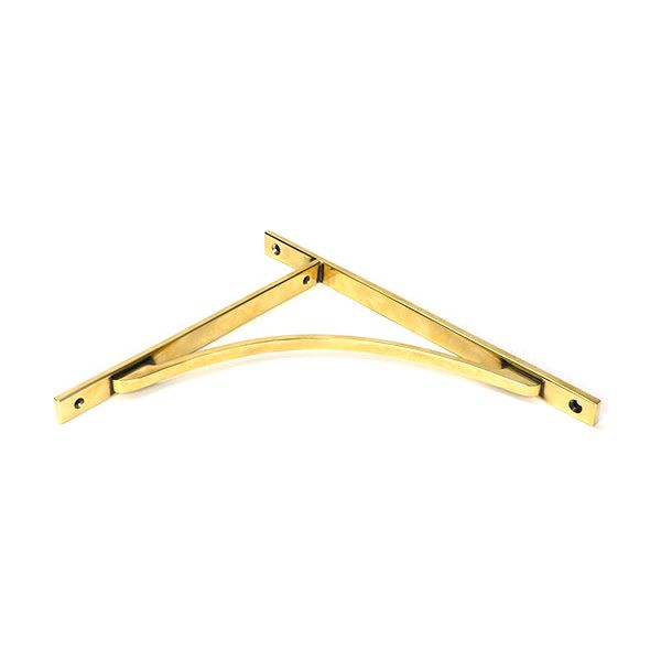 From The Anvil - Aged Brass Apperley Shelf Bracket (314mm x 250mm) - Aged Brass  - 51136