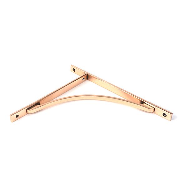 From The Anvil - Polished Bronze Apperley Shelf Bracket (314mm x 250mm) - Polished Bronze  - 51143