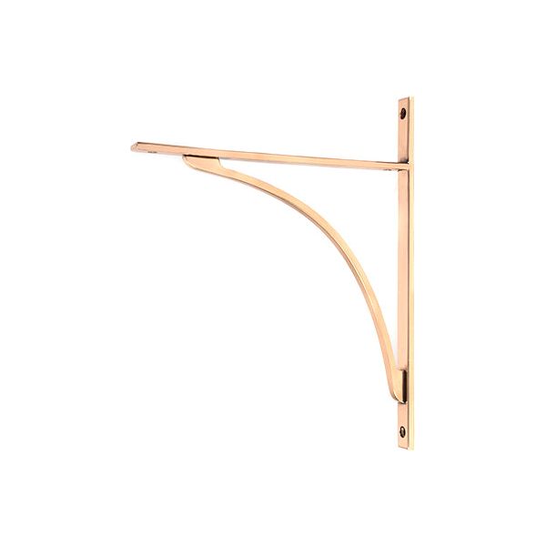 From The Anvil - Polished Bronze Apperley Shelf Bracket (314mm x 250mm) - Polished Bronze  - 51143