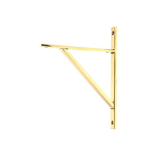 From The Anvil - Aged Brass Chalfont Shelf Bracket (260mm x 200mm) - Aged Brass  - 51146