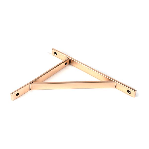 From The Anvil - Polished Bronze Chalfont Shelf Bracket (260mm x 200mm) - Polished Bronze  - 51153