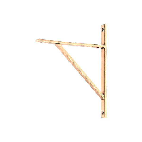 From The Anvil - Polished Bronze Chalfont Shelf Bracket (260mm x 200mm) - Polished Bronze  - 51153