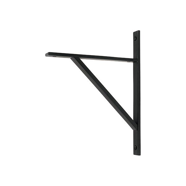 From The Anvil - Matt Black Chalfont Shelf Bracket (260mm x 200mm) - Matt Black  - 51154