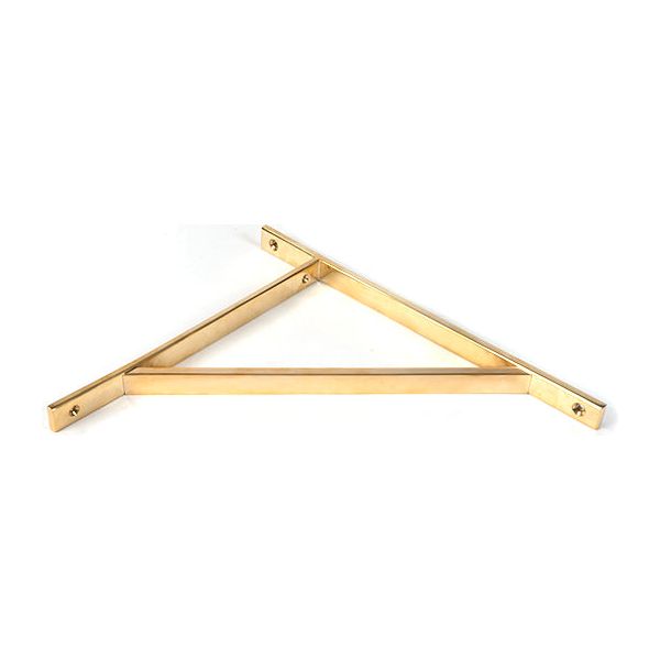 From The Anvil - Aged Brass Chalfont Shelf Bracket (314mm x 250mm) - Aged Brass  - 51156