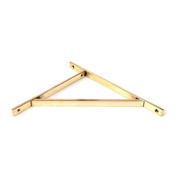 From The Anvil - Aged Brass Chalfont Shelf Bracket (314mm x 250mm) - Aged Brass  - 51156