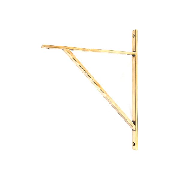 From The Anvil - Aged Brass Chalfont Shelf Bracket (314mm x 250mm) - Aged Brass  - 51156