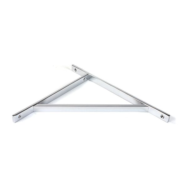 From The Anvil - Polished Chrome Chalfont Shelf Bracket (314mm x 250mm) - Polished Chrome  - 51159