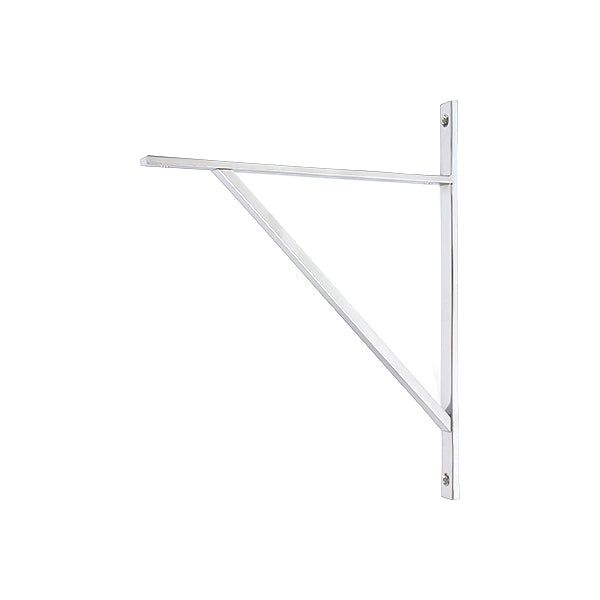 From The Anvil - Polished Chrome Chalfont Shelf Bracket (314mm x 250mm) - Polished Chrome  - 51159