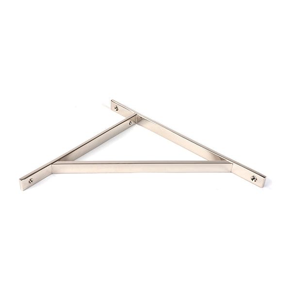 From The Anvil - Polished Nickel Chalfont Shelf Bracket (314mm x 250mm) - Polished Nickel  - 51161