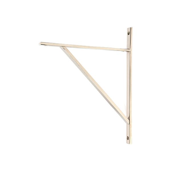 From The Anvil - Polished Nickel Chalfont Shelf Bracket (314mm x 250mm) - Polished Nickel  - 51161