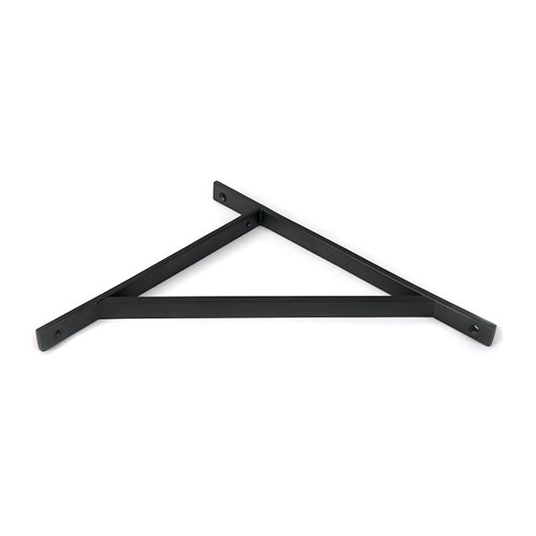 From The Anvil - Matt Black Chalfont Shelf Bracket (314mm x 250mm) - Matt Black  - 51164