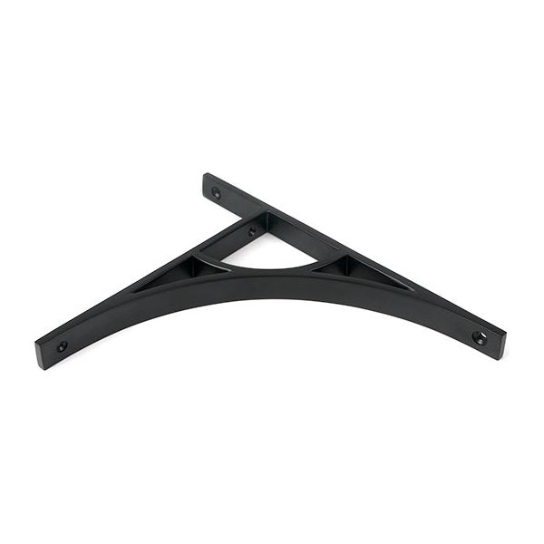 From The Anvil - Matt Black Tyne Shelf Bracket (260mm x 200mm) - Matt Black  - 51174