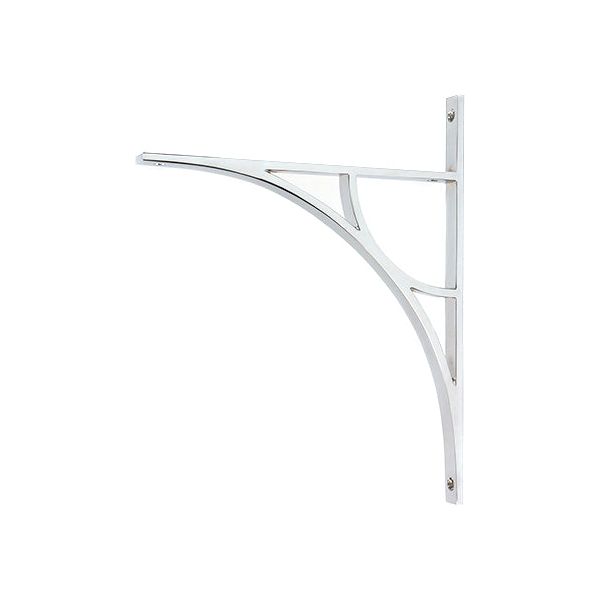 From The Anvil - Polished Chrome Tyne Shelf Bracket (314mm x 250mm) - Polished Chrome  - 51179