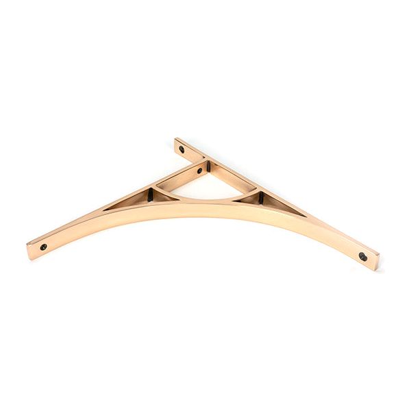 From The Anvil - Polished Bronze Tyne Shelf Bracket (314mm x 250mm) - Polished Bronze  - 51183