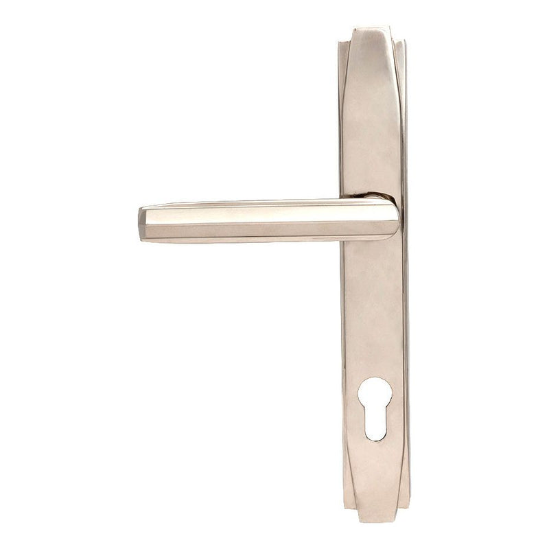 From The Anvil - Polished Chrome Art Deco Slimline Lever Espag. Lock Set - Polished Chrome  - 51188