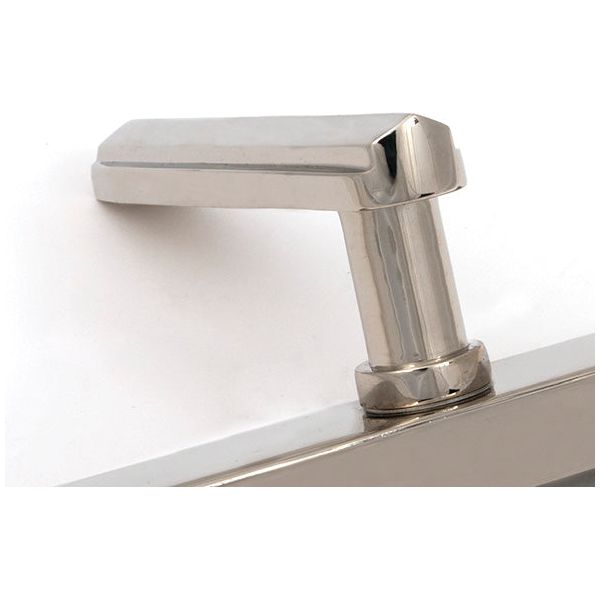 From The Anvil - Polished Nickel Art Deco Slimline Lever Espag. Lock Set - Polished Nickel  - 51187