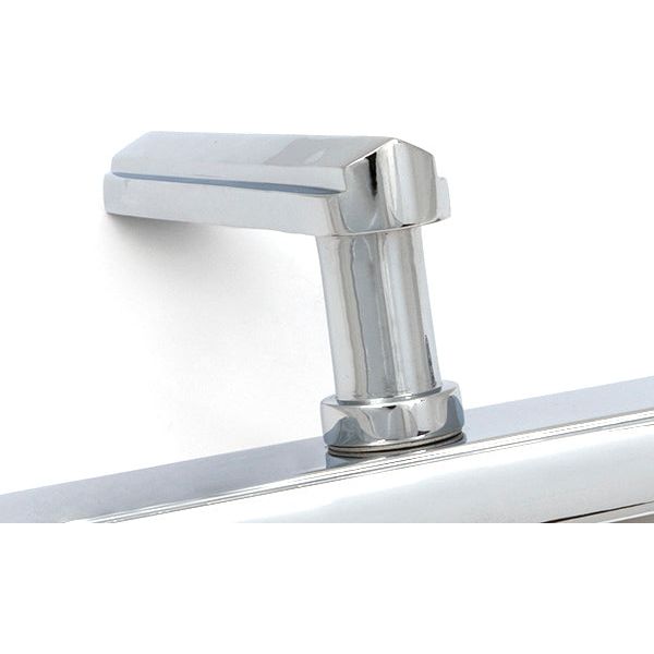 From The Anvil - Polished Chrome Art Deco Slimline Lever Espag. Lock Set - Polished Chrome  - 51188