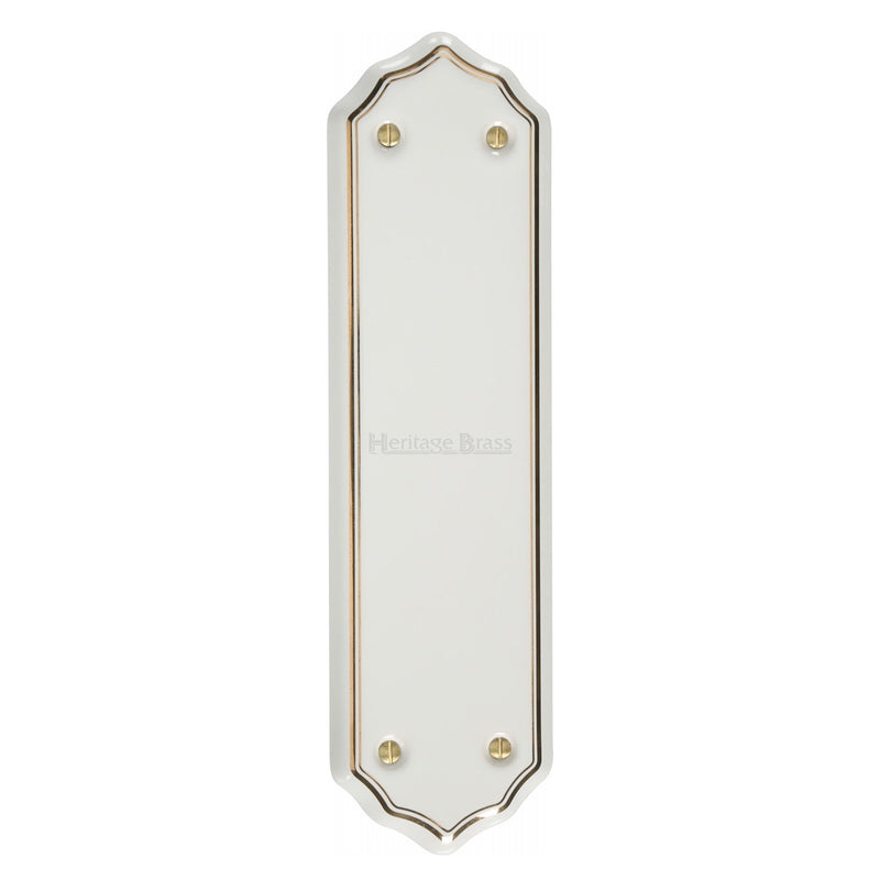 Shaped Fingerplate Gold Line - 6000