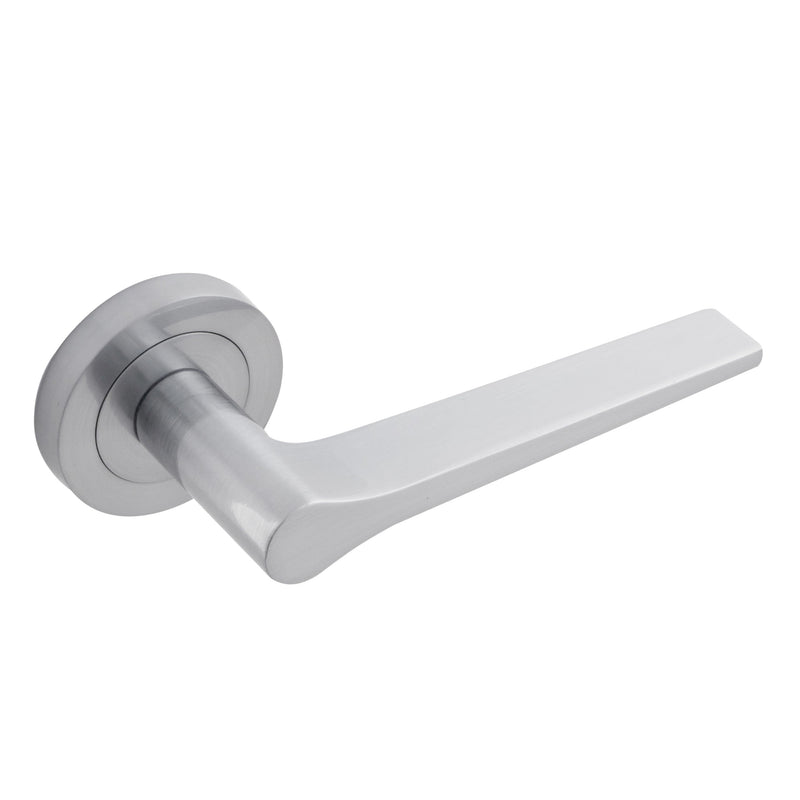 Eclipse - Monte Designer Lever on rose -  Satin Nickel -  62132 - Choice Handles