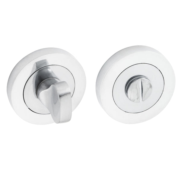 Eclipse - Bathroom Thumbturn & Release -  Polished Chrome -  62499 - Choice Handles